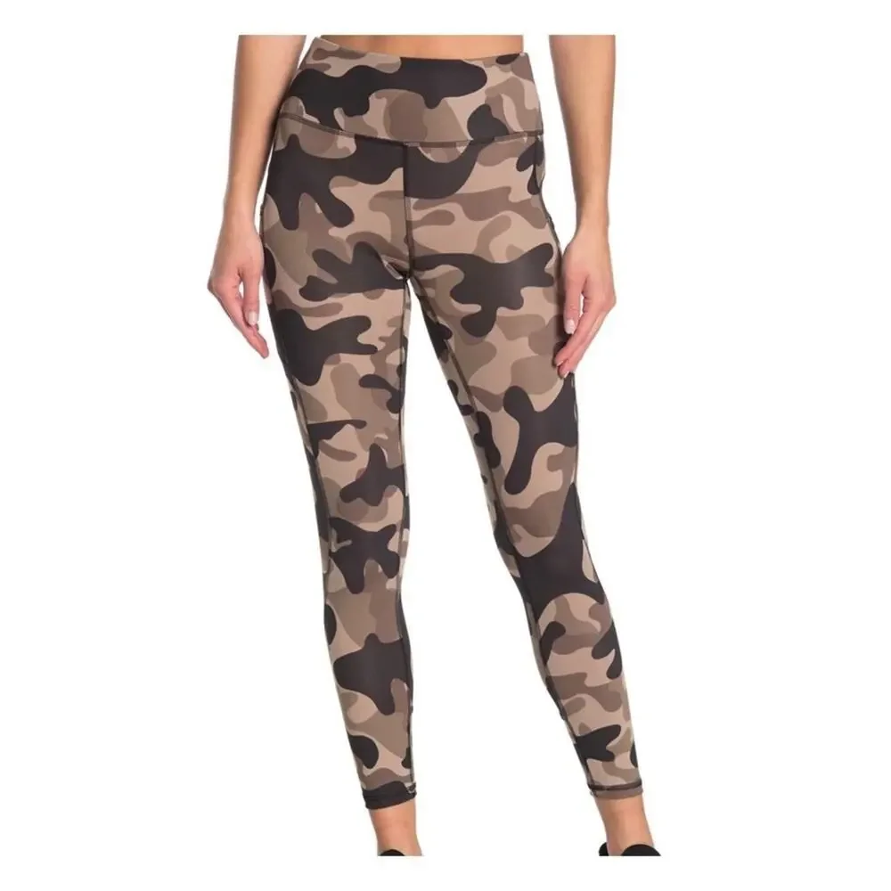 X by Gottex camo full length legging SZ small high rise